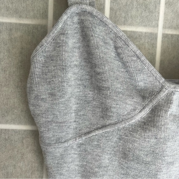 Gianni Bini Cropped sweater tank top grayish blue size small - Picture 3 of 7